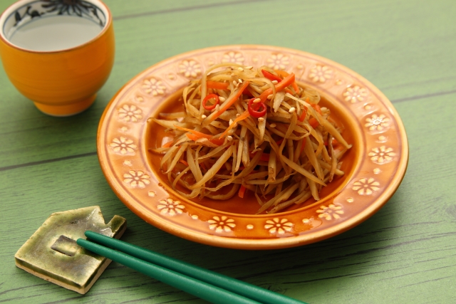 きんぴらごぼう の画像